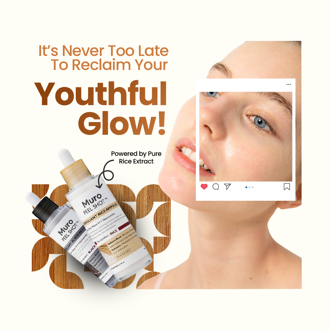 Muro | Peel Shot Exfoliating White + Black Rice Set